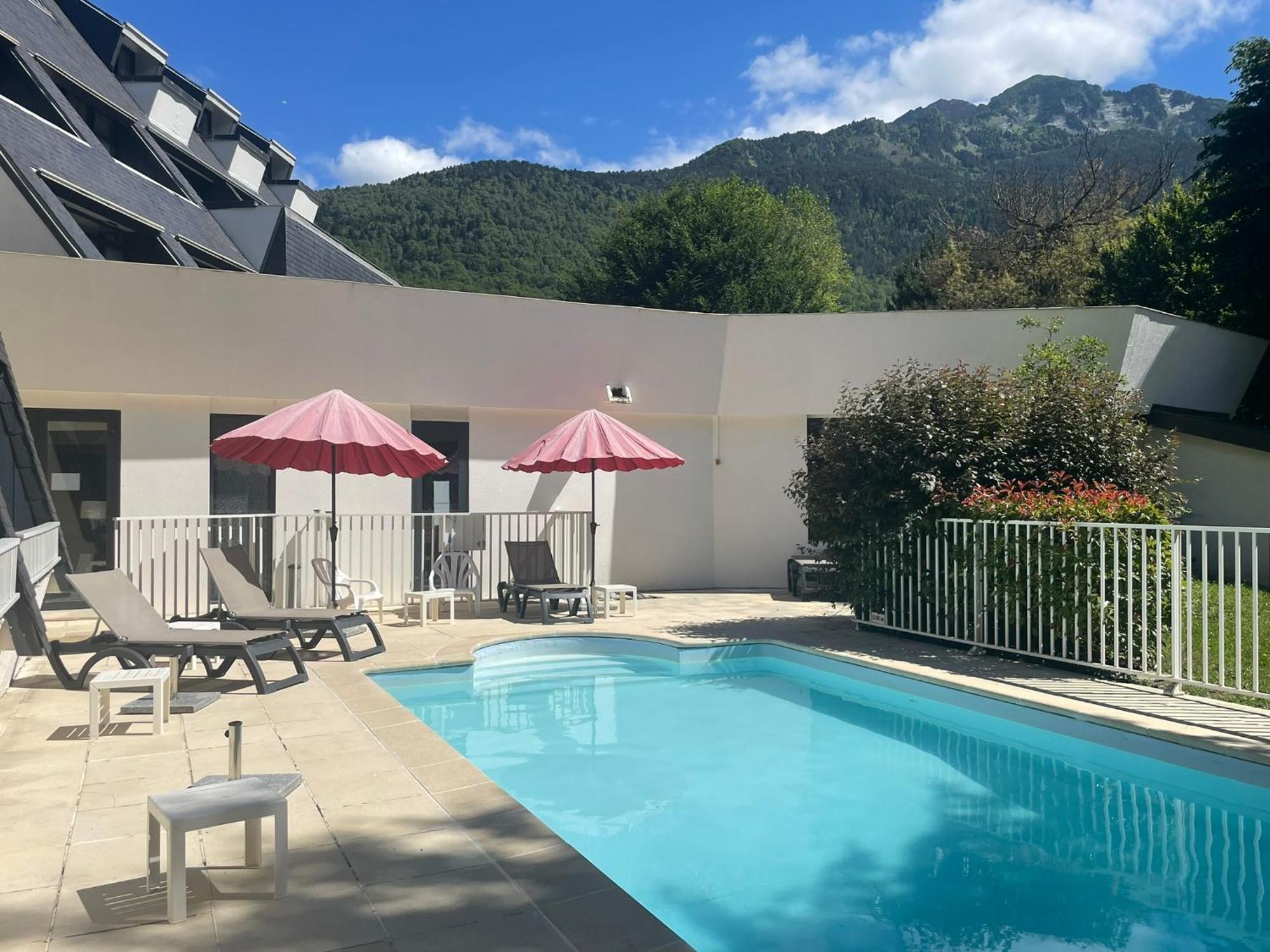 T2 Classe 3 Etoiles Coeur De Village Et Piscine Ext Saint-Lary-Soulan Dış mekan fotoğraf